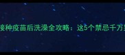 狗狗猫咪接种疫苗后洗澡全攻略这5个禁忌千万别踩坑