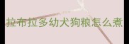 拉布拉多幼犬狗粮怎么煮