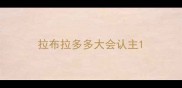 拉布拉多多大会认主