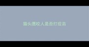 猫头鹰咬人是否打疫苗