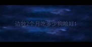 边牧2个月吃多少狗粮好