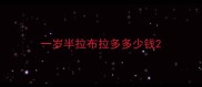 一岁半拉布拉多多少钱