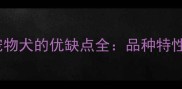 格力犬作为宠物犬的优缺点全品种特性与饲养指南