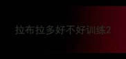 拉布拉多好不好训练
