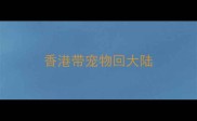 香港带宠物回大陆