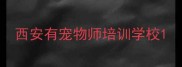 西安有宠物师培训学校
