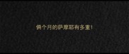 俩个月的萨摩耶有多重