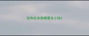 拉布拉多狗需要多少钱