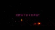 边牧病了肚子有声音