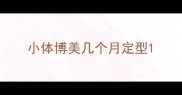 小体博美几个月定型