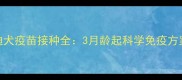 专业指南泰迪犬疫苗接种全3月龄起科学免疫方案与注意事项