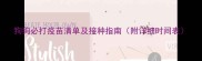 狗狗必打疫苗清单及接种指南附详细时间表