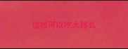 边牧可以吃大排么