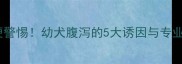黄绿色便便警惕幼犬腹泻的5大诱因与专业应对指南