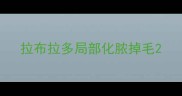 拉布拉多局部化脓掉毛