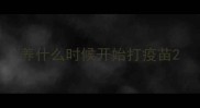养什么时候开始打疫苗