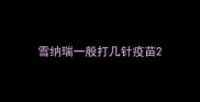 雪纳瑞一般打几针疫苗