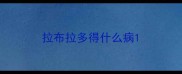 拉布拉多得什么病
