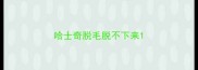 哈士奇脱毛脱不下来