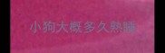 小狗大概多久熟睡