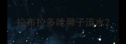 拉布拉多呛鼻子流水