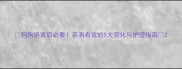 狗狗绝育后必看亲测有效的5大变化与护理指南