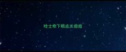 哈士奇下眼皮长痘痘