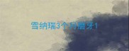 雪纳瑞3个月磨牙