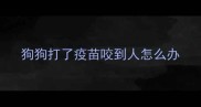 狗狗打了疫苗咬到人怎么办