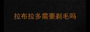 拉布拉多需要剃毛吗
