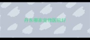 丹东哪家宠物医院好