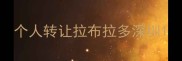 个人转让拉布拉多深圳