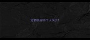宠物美容师个人简介